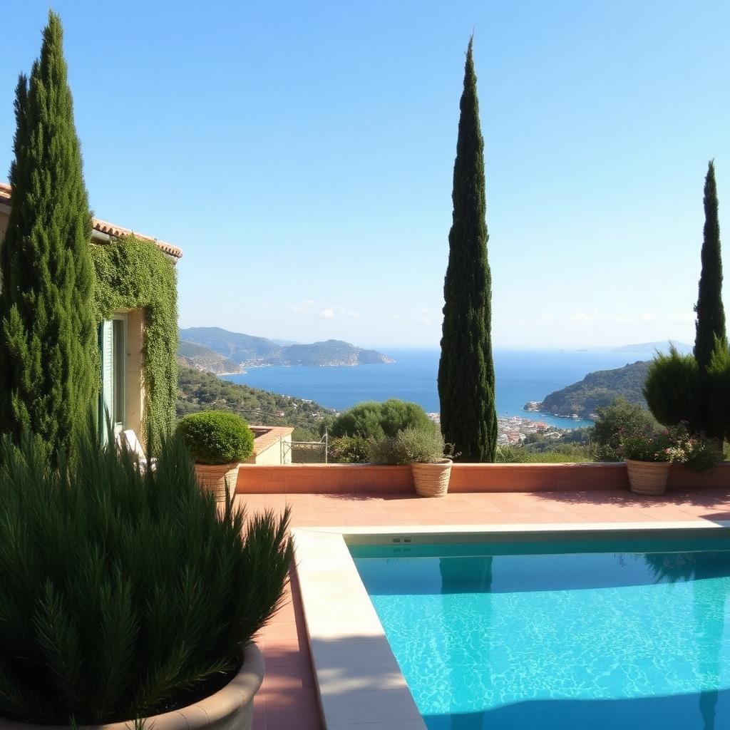 Villa contemporaine à Vence baignée de lumière méditerranéenne